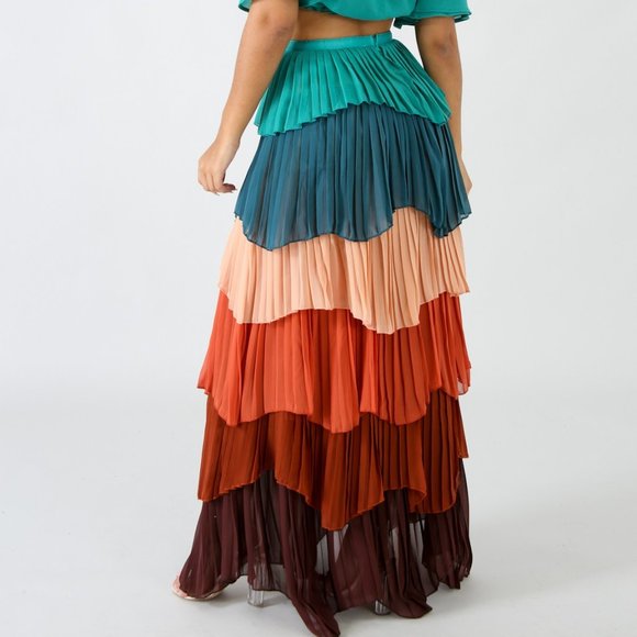 Bora Bora Pleated set- aqua - Picture 7 of 9